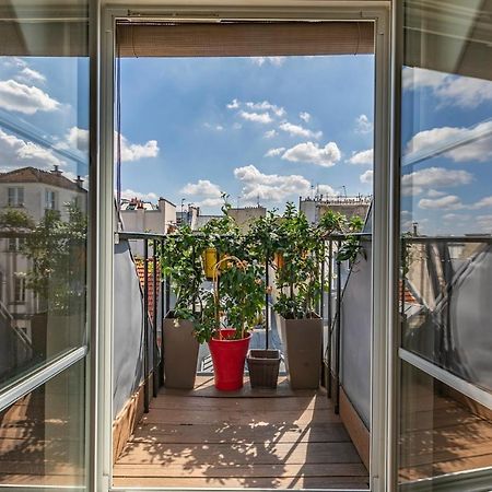 Apartamento Paris Centre Dernier Étage Vue Ascenseur Exterior foto