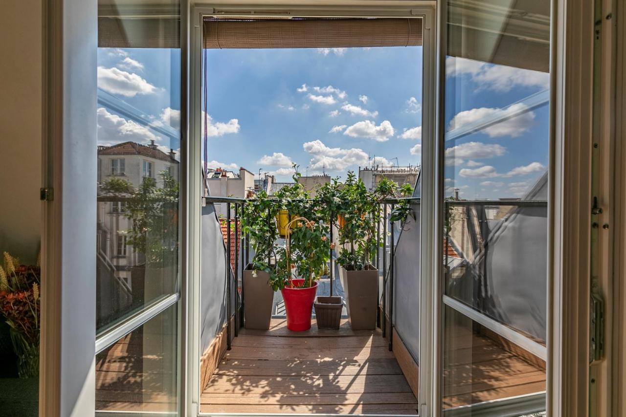 Apartamento Paris Centre Dernier Étage Vue Ascenseur Exterior foto