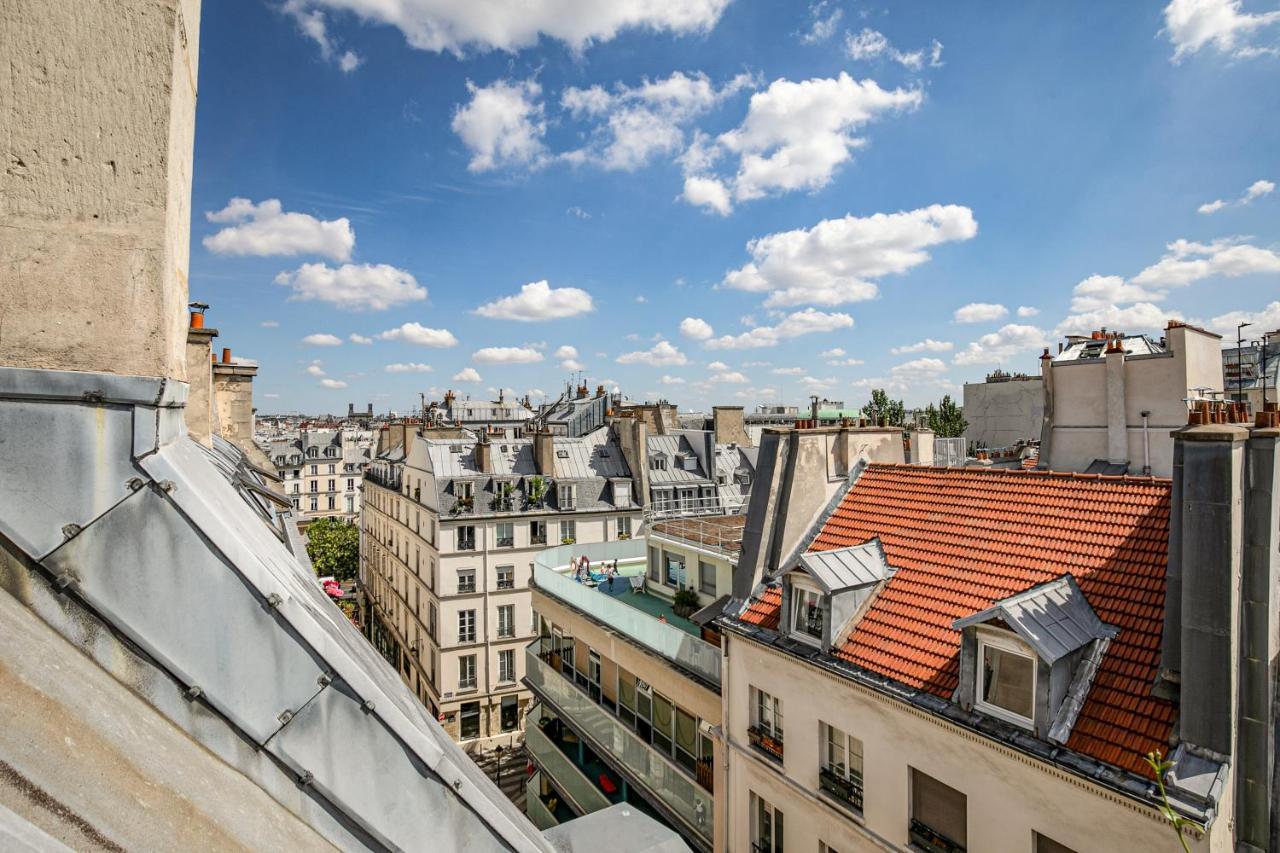 Apartamento Paris Centre Dernier Étage Vue Ascenseur Exterior foto