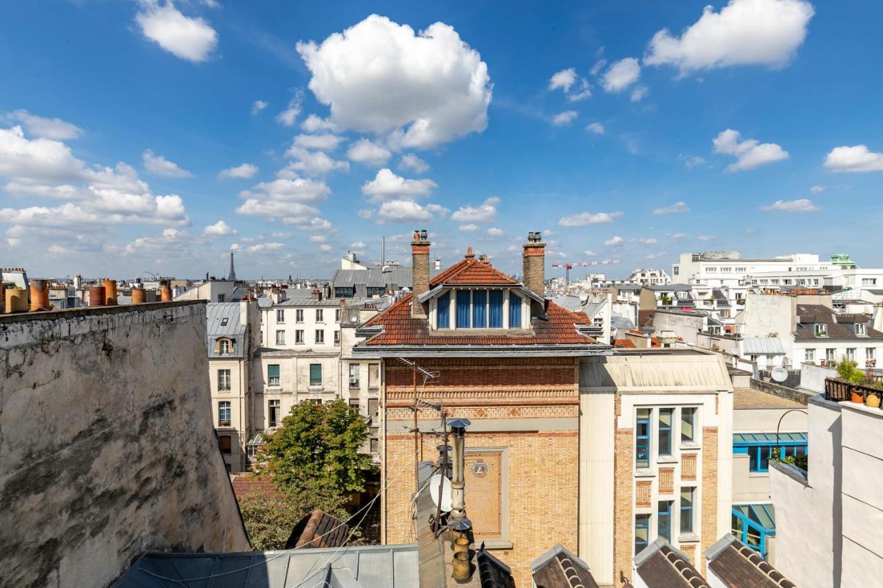 Apartamento Paris Centre Dernier Étage Vue Ascenseur Exterior foto